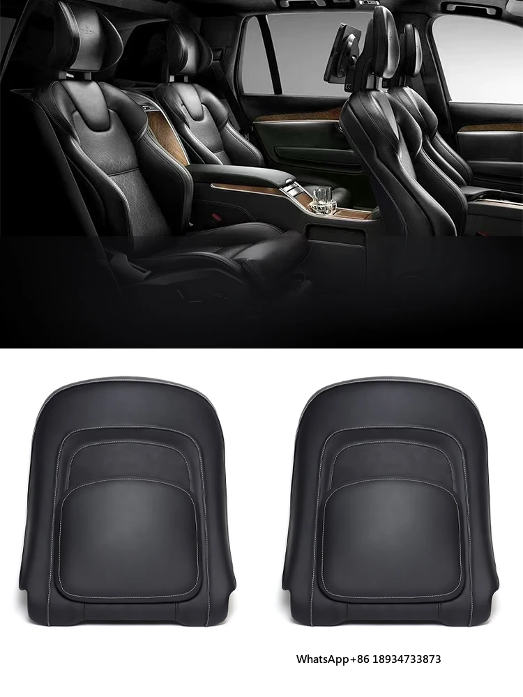 For Volvo Black Nappa Leather Seat Backpanel Car Folding Table Honor Edition