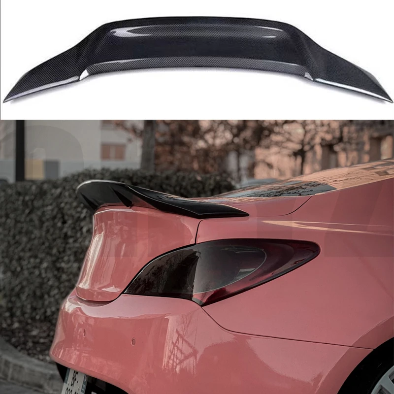 For Hyundai Genesis Coupe Spoiler 2009 10 11 12 13 14 2015 Year Glossy Carbon Fiber/Frp Rear Wing R Style Spoiler Accessories