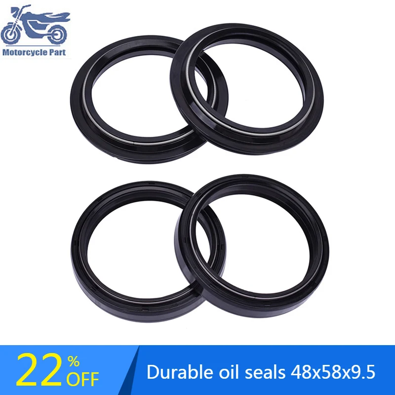 

48X58X9.5/11.5 48*58 Motorcycle Front Fork Damper Shock Dust Absorber Oil Seal For HONDA CRF250 CRF450 250R 450R CRF250R CRF450R