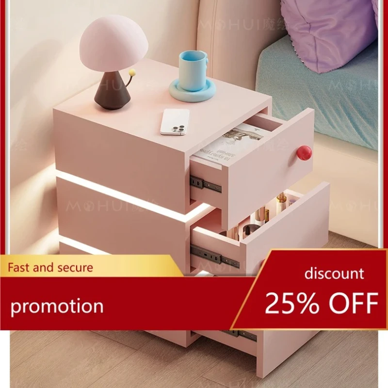 sofa side few living room home coffee table creative corner few milk solid wood bedside table locker