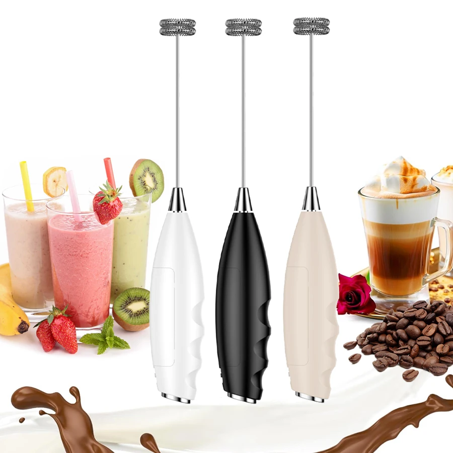 Mini Mixer Handheld Milk Frother Suitable for Coffee Latte Cappuccino Frappe Matcha Hot Chocolate Egg Beater Drink Mixer