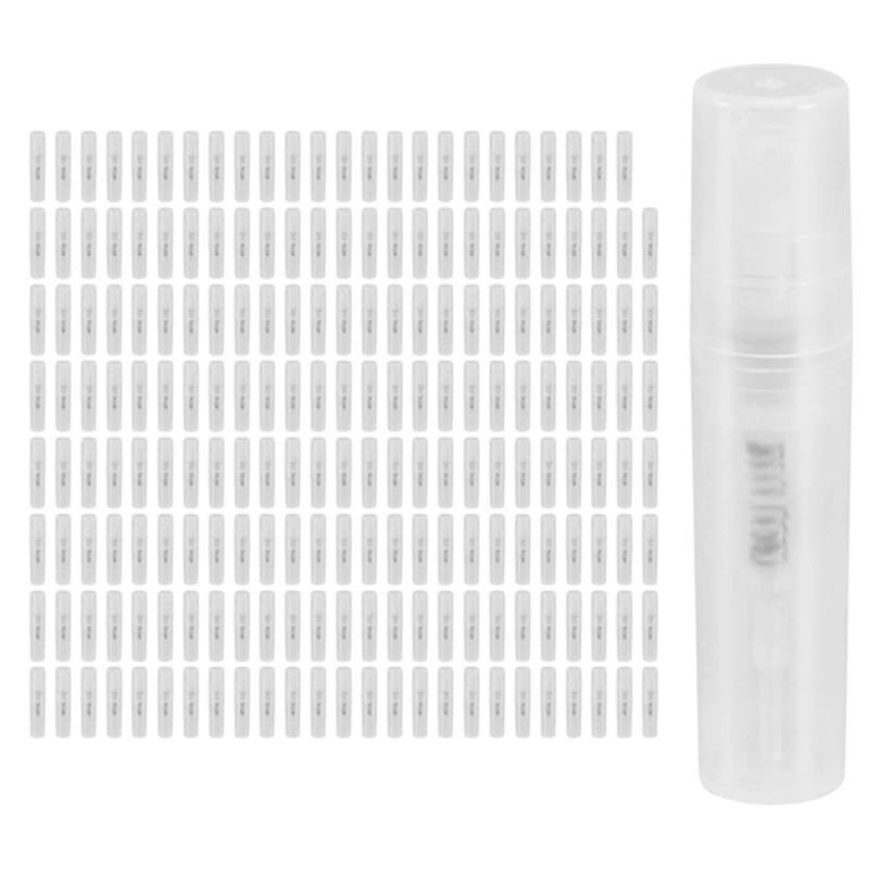 

200 шт./партия, прозрачные пластиковые флаконы с распылителем, 2 мл