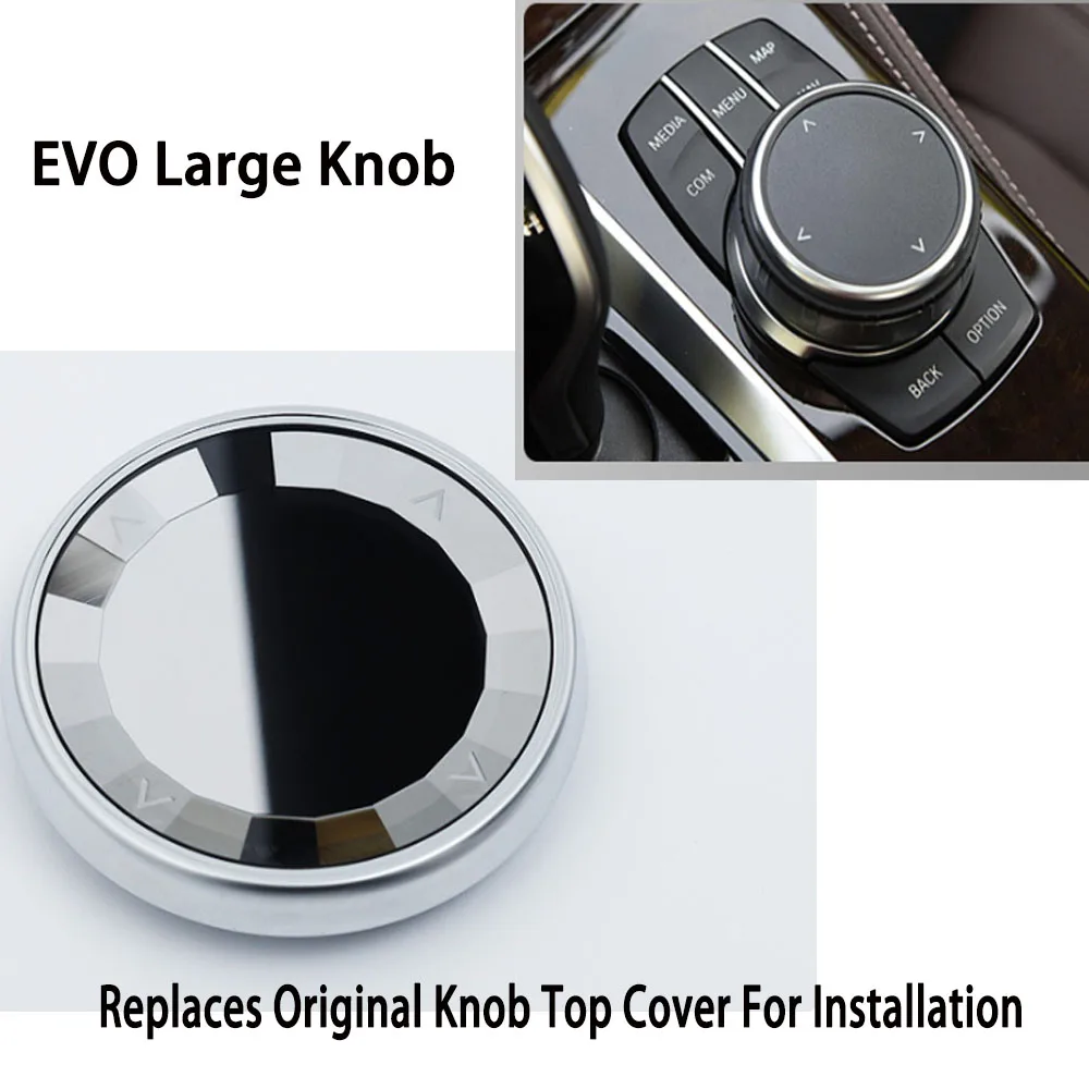 Crystal Multimedia iDrive Knob Decorative Cover for 1 3 5 Series E90 E60 X1 X5 X6 Center Console Control Knob