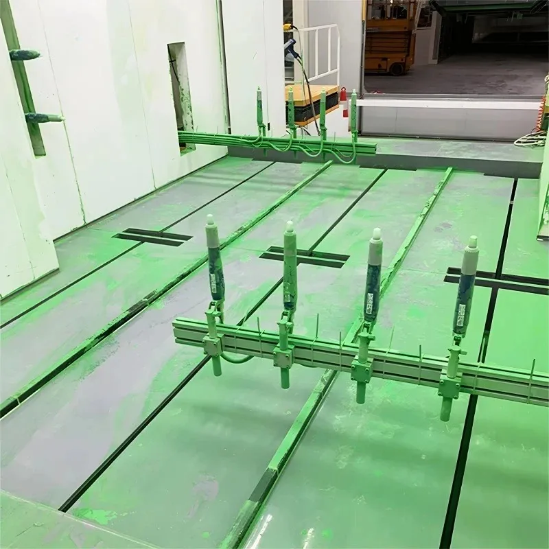 Metal Coating Machinery Self-unloading Container Surface Treatment Automatic Powder Coating Production Line