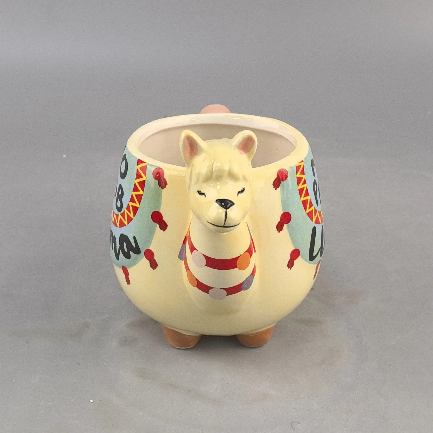 Creative and Personalized 3D Animal Cups Alpaca Mug Painted Coffee Cups with A High Level of Appearance Birthday Gift Souvenir view 2