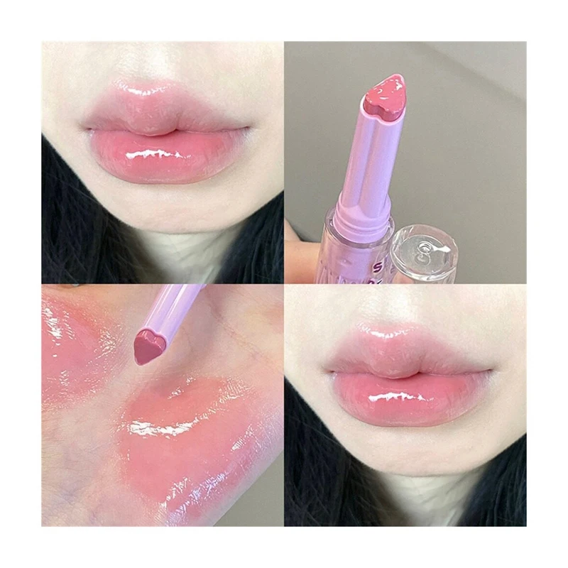 Cappuvini Doorzichtige Spiegel Lippenstift Potlood Waterdicht Langdurig Transparant Glas Lip Olie Water Licht Lip Glazuur