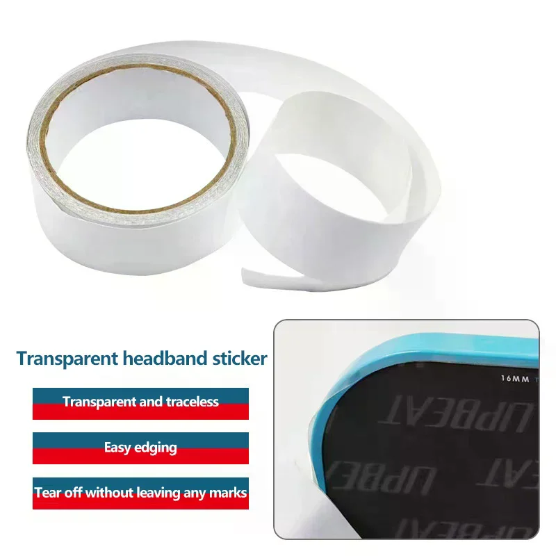 

5M Pickleball Paddle Tape Transparent Preservation Without Wrinkling Self Adhesive Racket Protective Edge Guard Tape