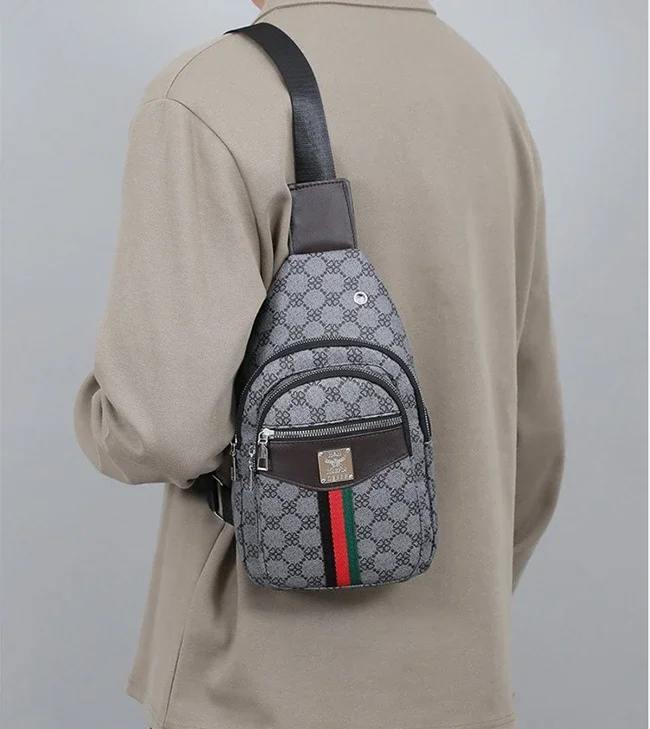 Universelle Multifunktionale Umhängetasche für Herren/Damen, Schulter-Crossover-Brusttasche, lässige Handtasche mit Kopfhörerfach – Detail 11