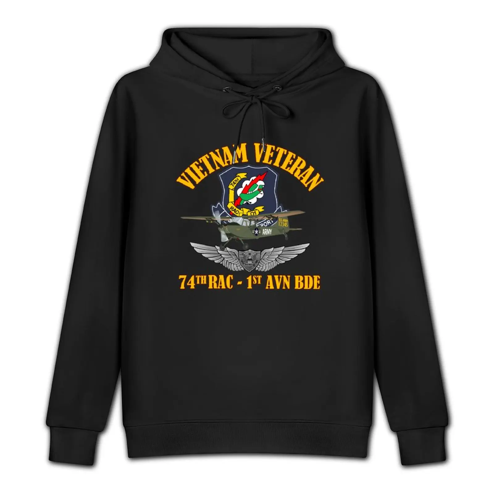 Vietnam - 74th RAC, 1st Avn Bde - O-1 Bird Dog Pullover Hoodie korean clothes autumn new products clothes for men new in hoodies