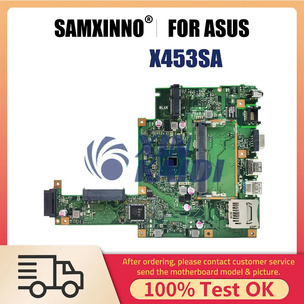 Notebook Mainboard For Asus F453S X453S X453SA X403S X403SA Laptop Motherboard With N2830 N3050 N3150 N3700 CPU Fully Tested