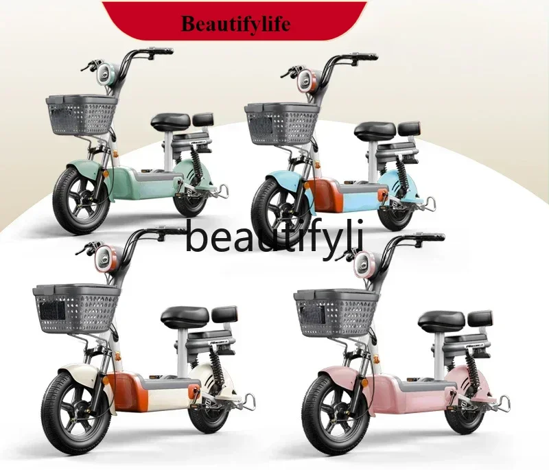 

E132 Electric vehicle adult new national standard battery car light transportation small girls