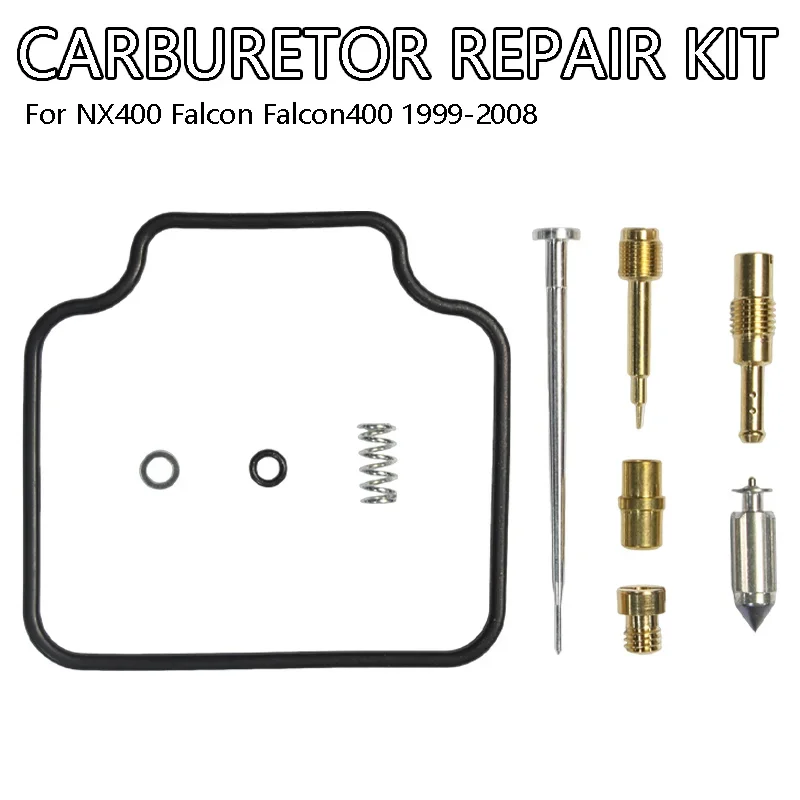 Carburetor Repair Rebuild Kit Jet Gasket Float Needle Set For NX400 Falcon 400 1999-2008