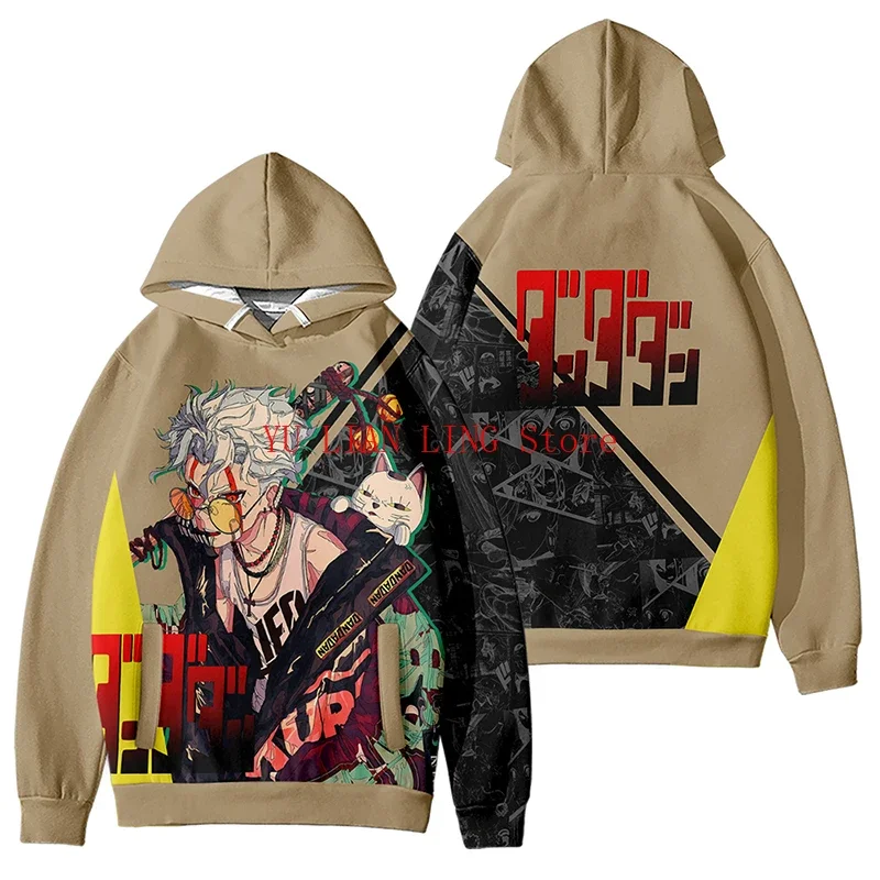 

Anime Dandadan Seiko Ayase Okarun Momo Ken Takakura Aira Shiratori Cosplay Costumes Unisex 3D Hoodie Sweatshirt Y2K Clothes