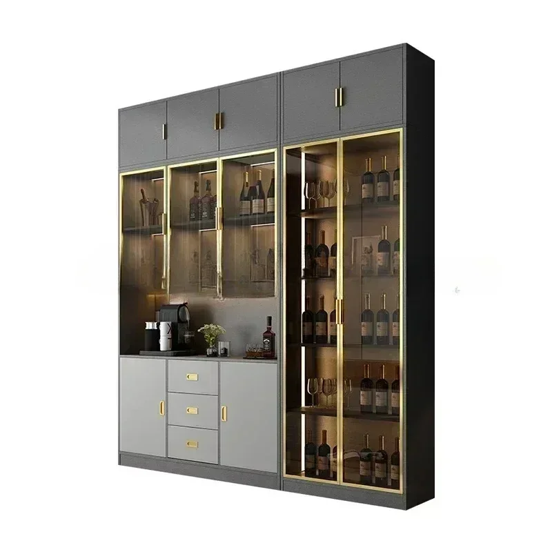 

Доверенные деревянные витрины, винные шкафы, кухонные шкафы для хранения вещей, настенные винные шкафы для гостиной, стеллажи, мебель для ликера