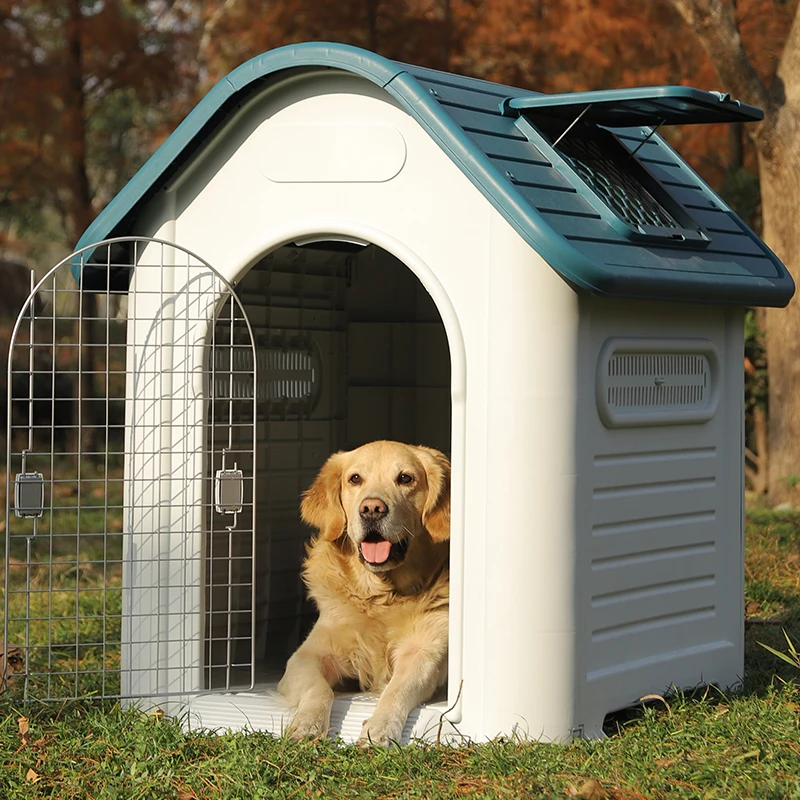 Kennel Outdoor Four Seasons Dog Cage Kennel Rainproof Small Medium Large