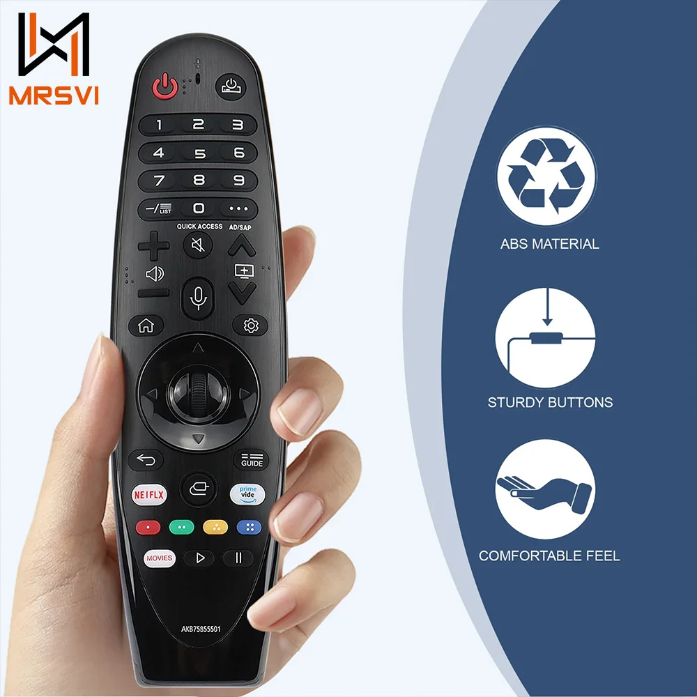 MRSVI Replace Voice Magic Remote Control AKB75855501 for L.G 2018-2024 Smart TV MR20GA MR19BA MR18BA MR650A MR21GA MR22GA