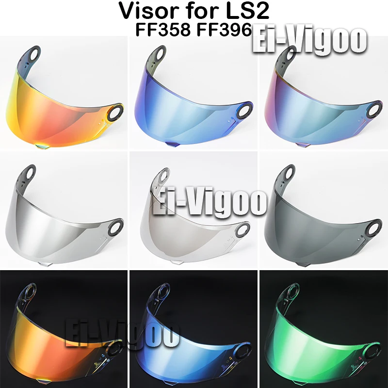 Casco LS2 Original Fit for FF358 FF396 Full Face Motercycle Helmet Visor Shield Lens Capacete LS2 Helmet Motorcycle Accessories