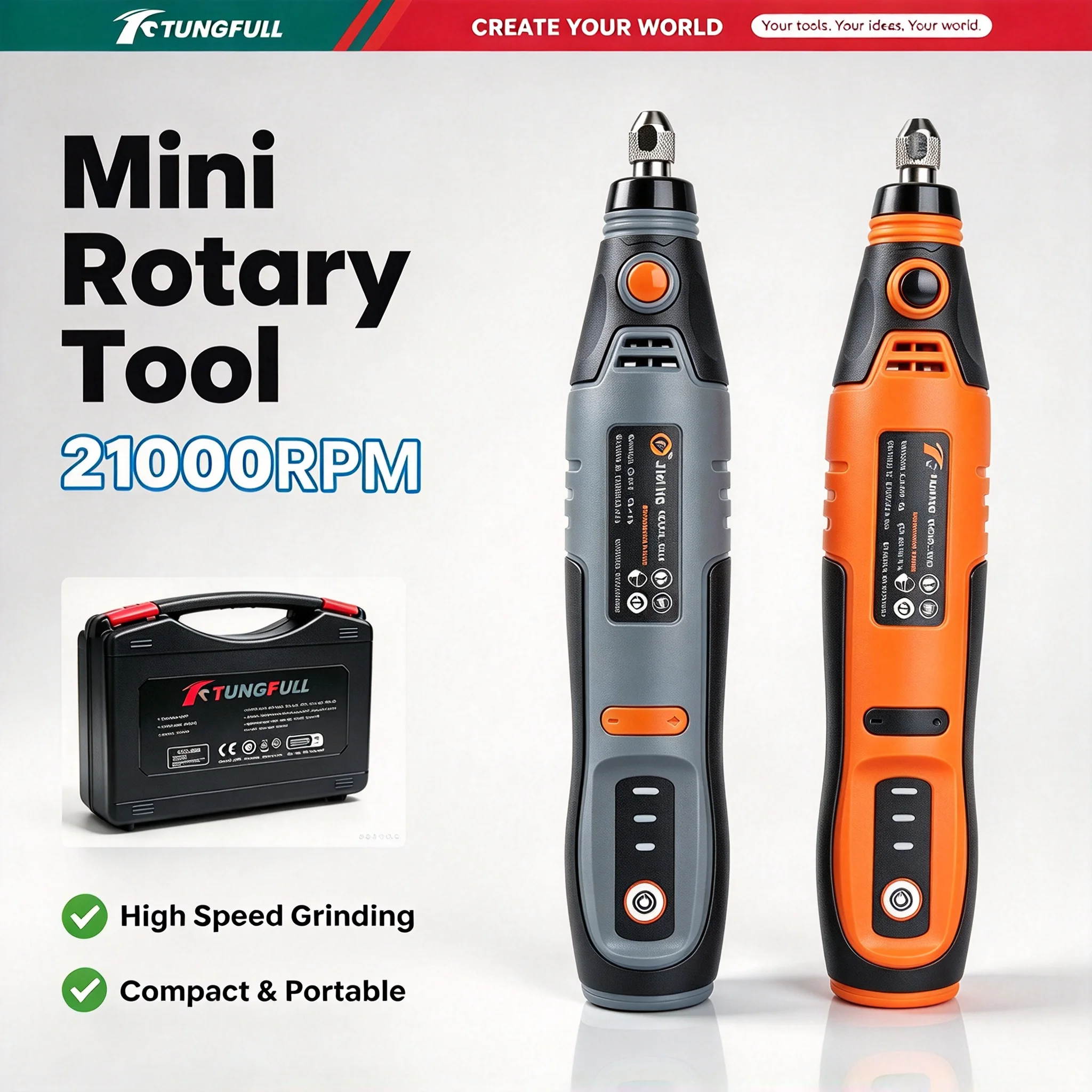 Mini Electric Drill USB Cordless Rotary Tool 21000rpm Woodworking Engraving Pen for Dremel Tools Polishing, Grinding, Carving