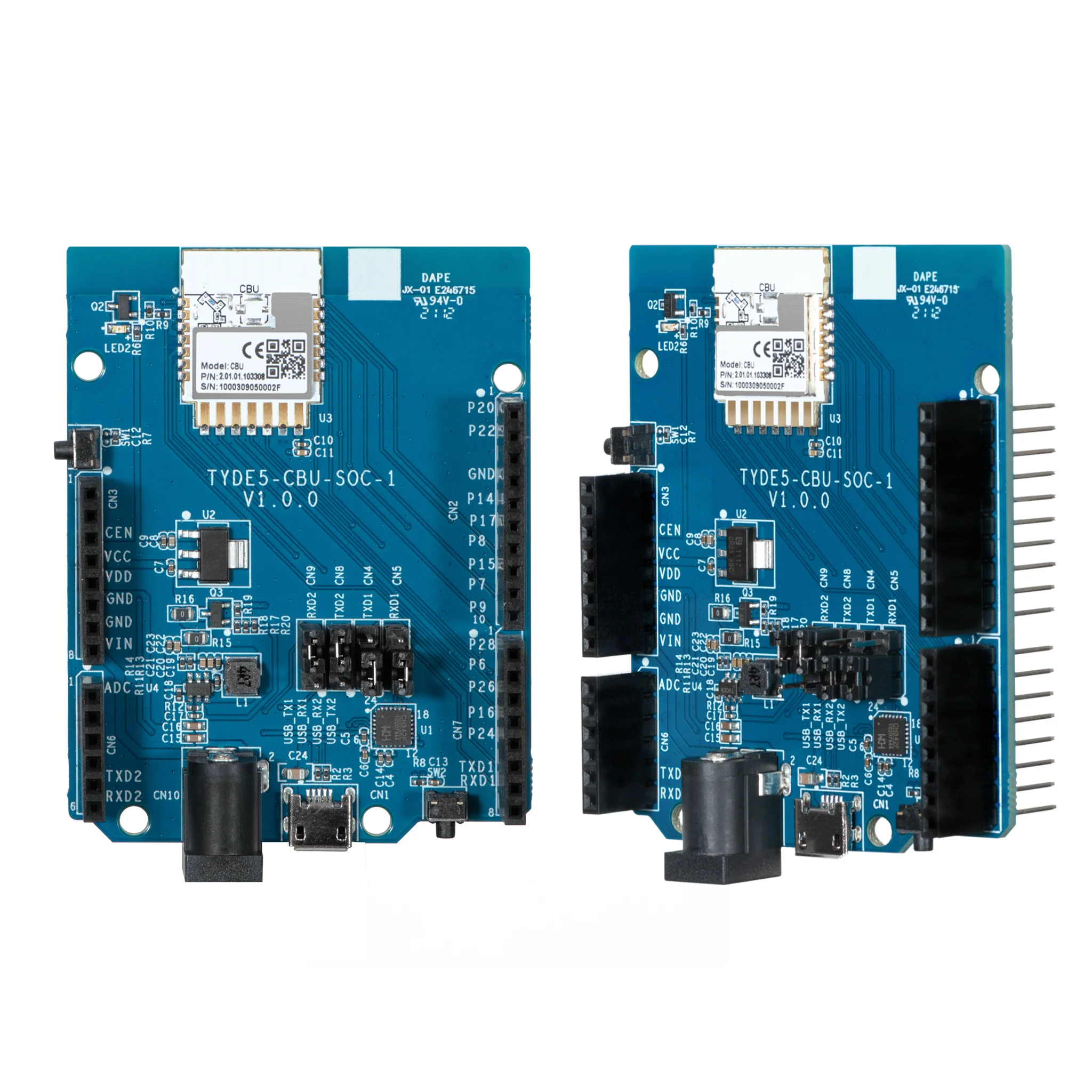 Tuya CBU Development Board Onboard CBU Module Wi-Fi/ Bluetooth LE SoC Board