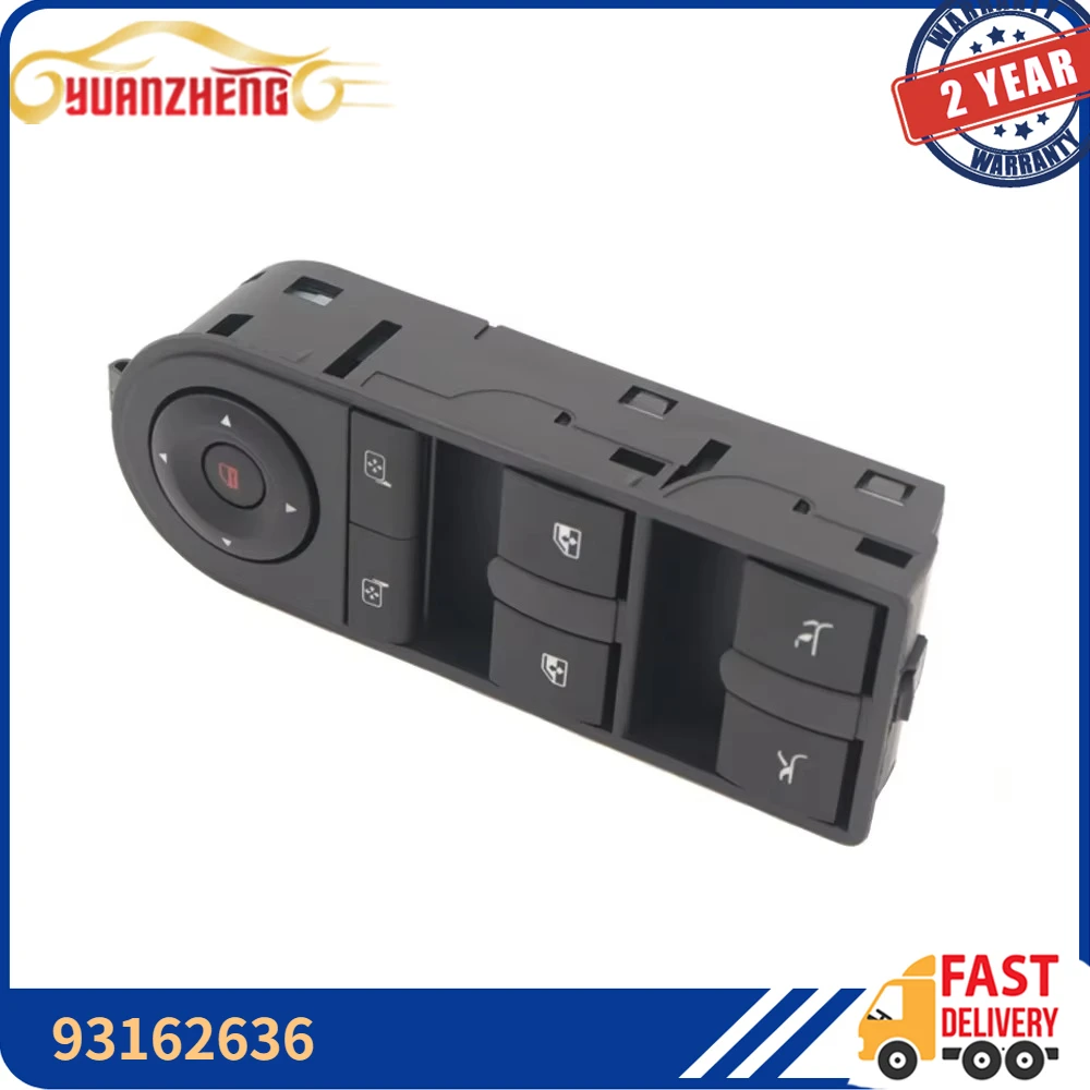 NEW Car Master Power Window Control Switch Lifter Button 93162636 For Vauxhall Opel Tigra Twintop Convertable 2004-2016