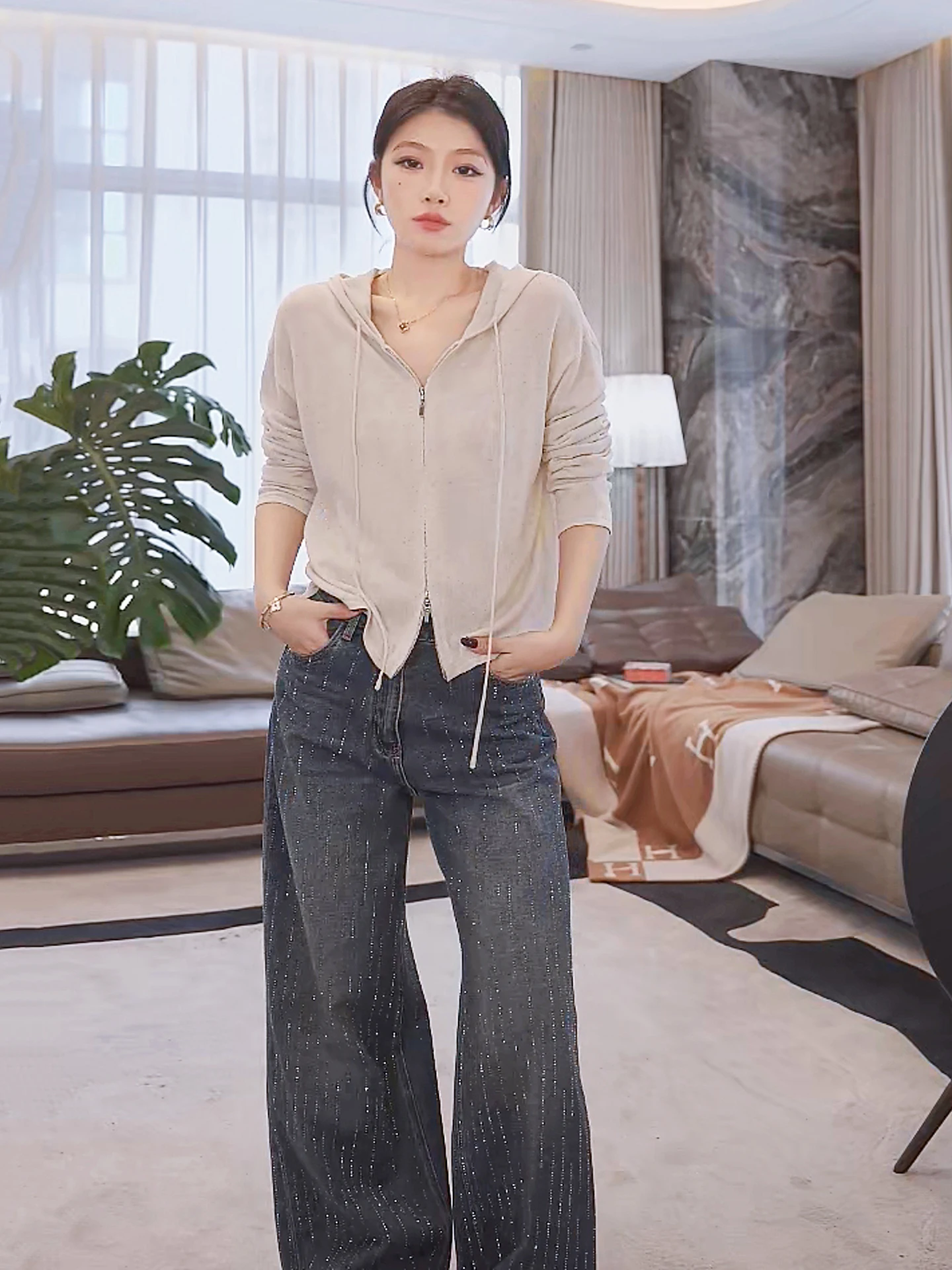 

Льняной трикотаж ME Ice: универсальный, свободный крой, длинный рукав, тонкая ткань из смеси лиоцелла и льна, для повседневной носки