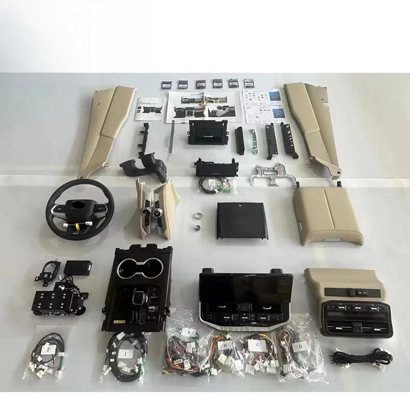 New Arrivals 2008-2021 for Land Cruiser LC200/LC300 Car Interior Kits Plastic Dashboard Upgrade Accessories