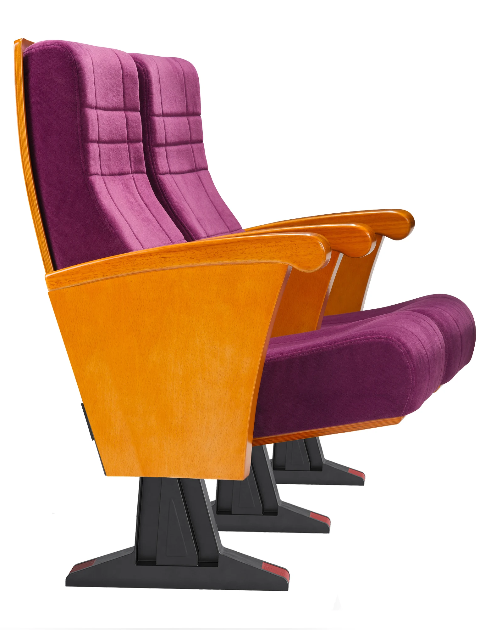 Theater Seats Fabric Executive Lecture Hall Chairs and Tables Set for Theater Hotel Public Auditorium Cinema Conference Hall