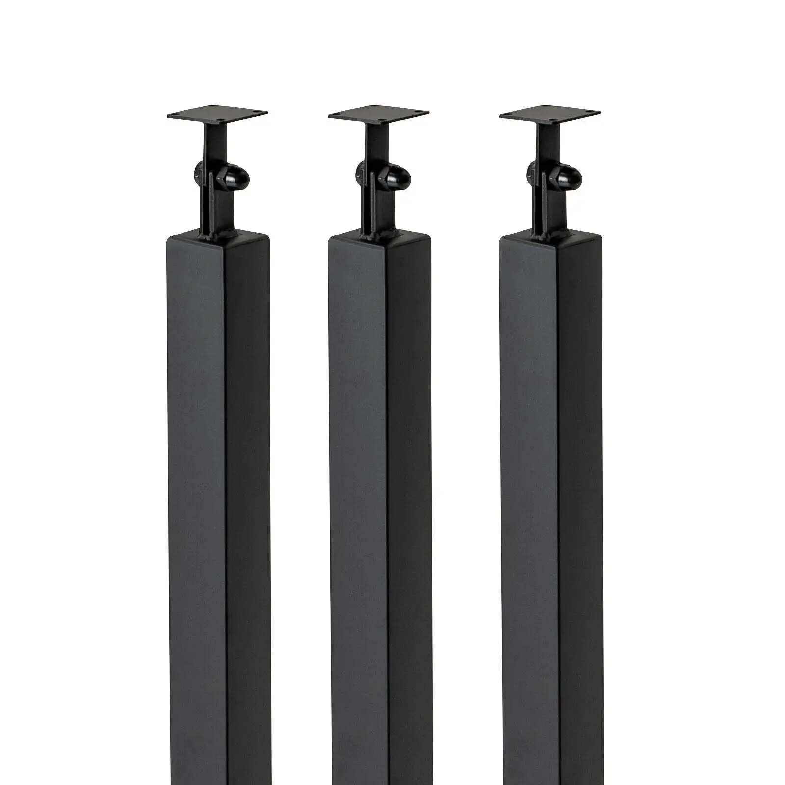 Metal Square Railing Spindles Rust-Proof Balusters Post Outdoor Stair Remodeling