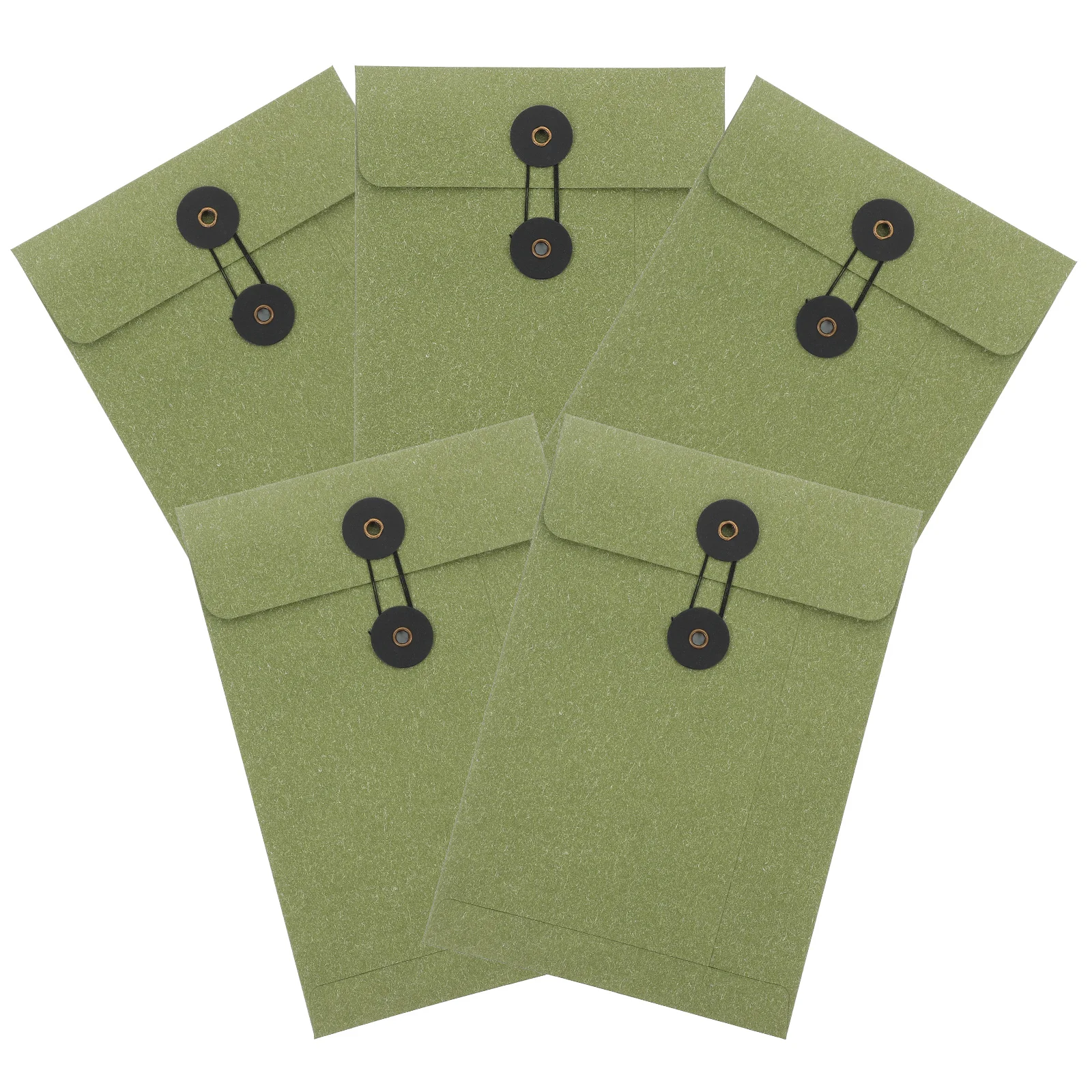 5Pcs Paper Envelopes Letter Files Organizer Winding Design for Invitations Thank You Cards Wedding Letters