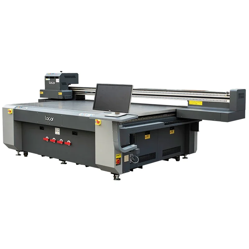 Locor 2513 uv flatbed printer Ricoh Gen5 Gen6 head large format board glass door printing machine