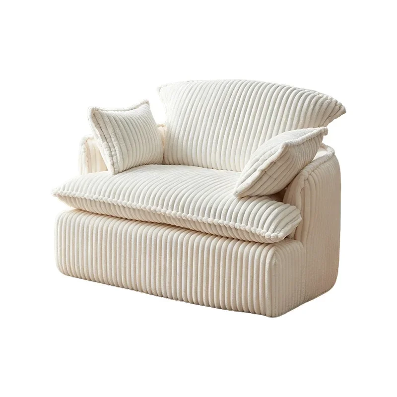 Living room single sofa chair 32D sponge full vacuum compression small apartment sofa chair