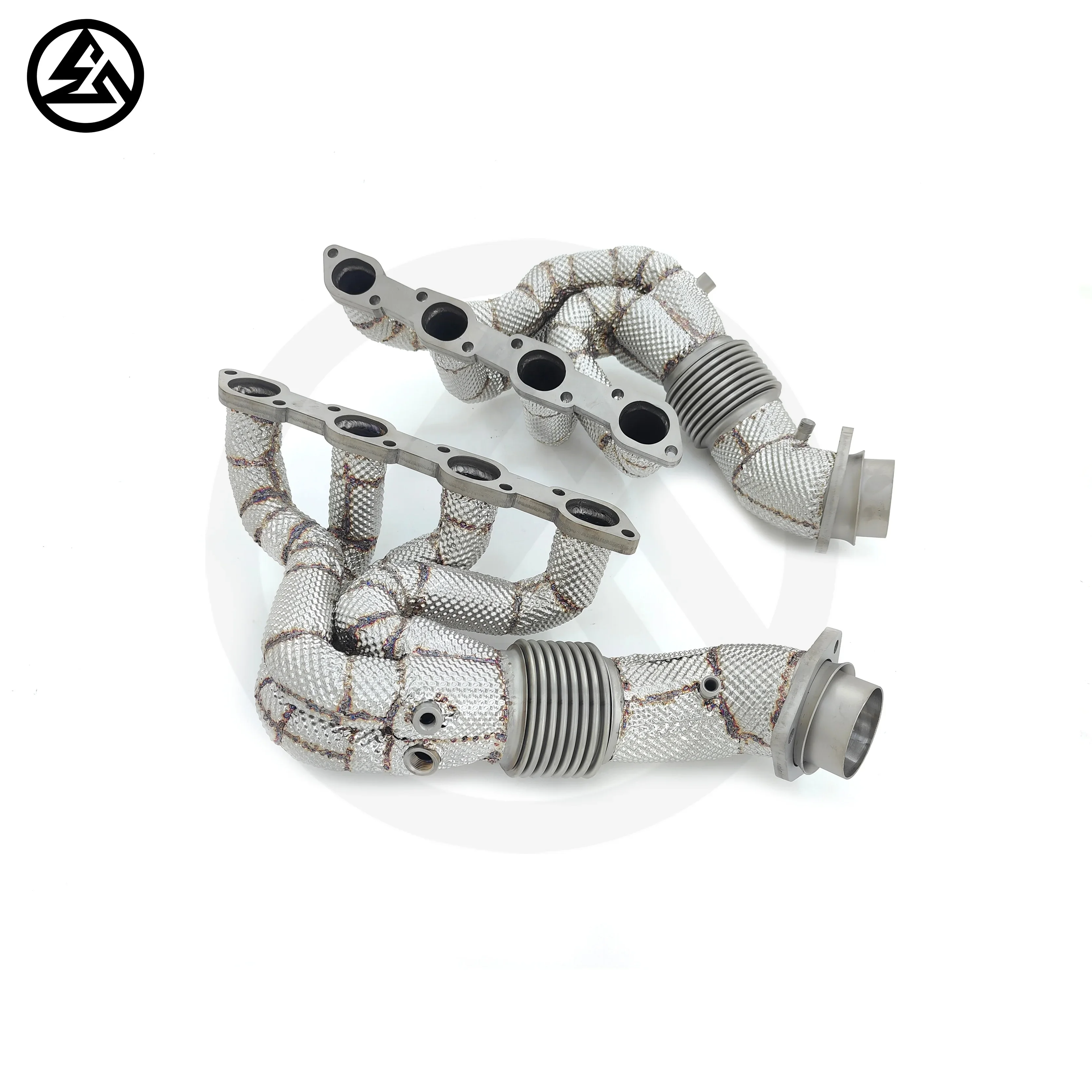 CSZ Exhaust Pipes Manifolds For Ferrari F430 4.3L V8 Ss304 Headers