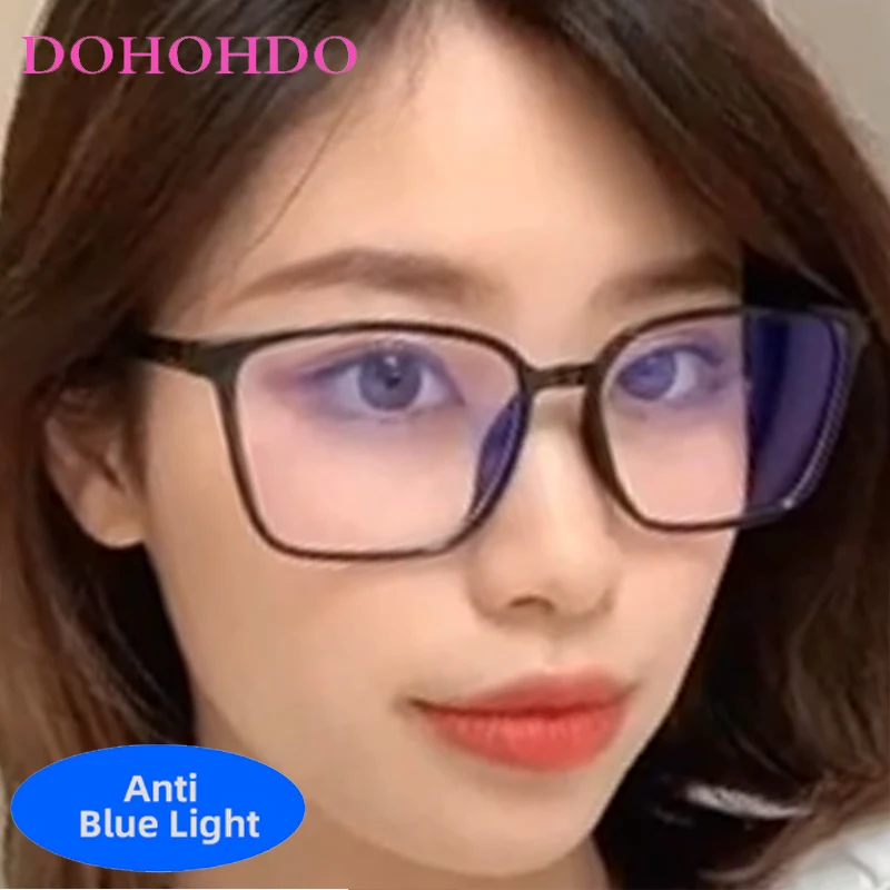 

Fashion Trendy INS Classic Square Anti Blue Light Glasses Luxury Brand Designer Eyeglasses Men Women For Office Work Lentes Оч