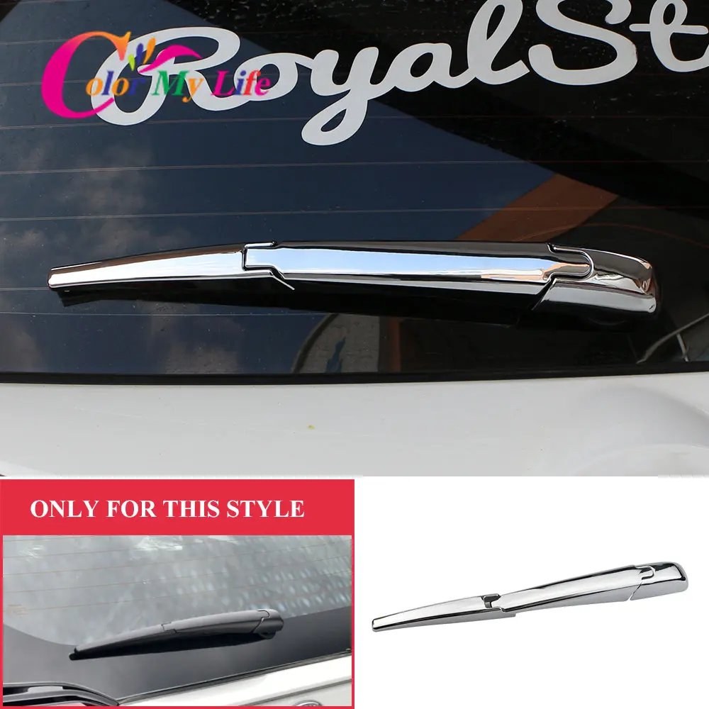 

ABS Chrome Rear Window Rain Wiper Cover Trim for Toyota RAV4 Rav 4 2014-2018 Car Styling Back Decoration Exterior Accessories