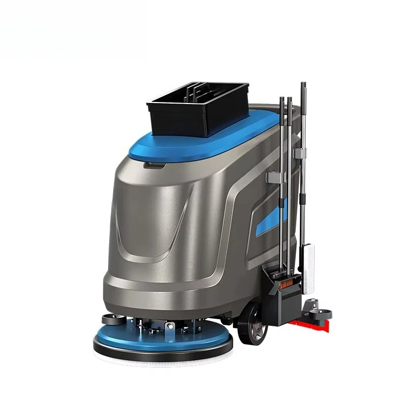 Floor Scrubbers Easy Push Handheld Durable Operation Suitable For Home Commercial Indoor Hard Floor Daily Washing Cleaning Using