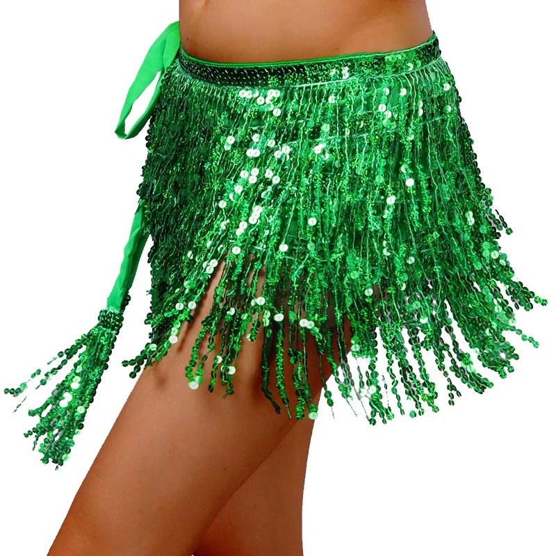 Cadena de cintura con cuentas y lentejuelas para danza del vientre, estilo casual deportivo, para otoño, moda masculina Seven Sve