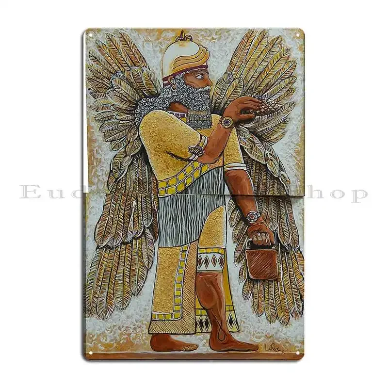 Enki The Anunnaki Metal Sign Decoration Custom Create Kitchen Pub Tin Sign Poster