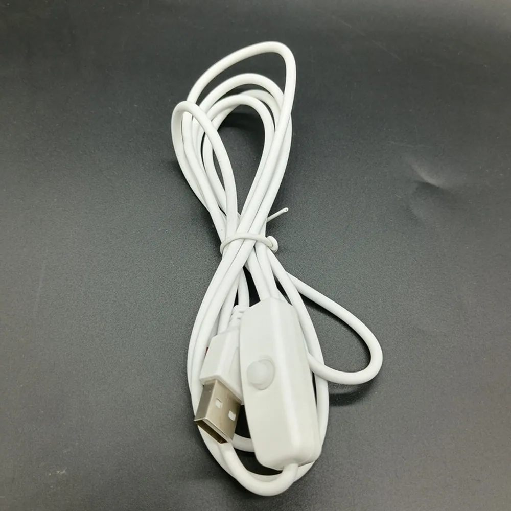 LED Strip USB Connector 5V 12V 24V Power Extension Cable With ON/OFF Switch Plug Adapter 1.5m USB Electric Copper Wire