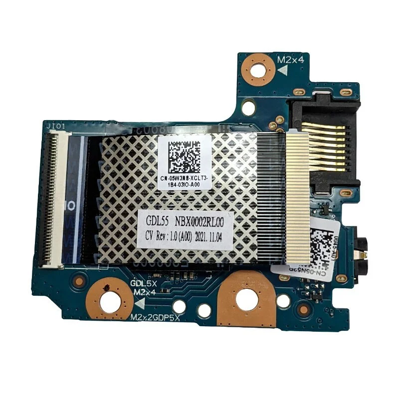 

New GDL55 LS-K661P RJ45 Lan Board Audio Board For Dell G15 5510 5511 5N52P