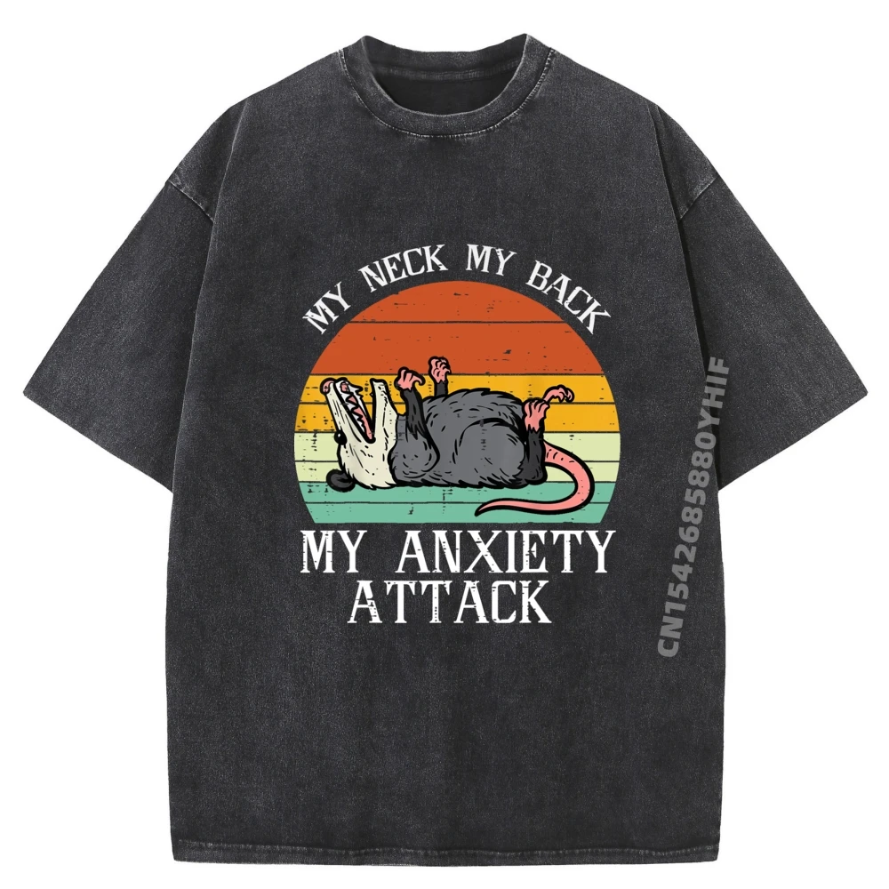 

Опоссум, футболка с изображением моего шеи на спине, мужские футболки с рисунком, классические летние мягкие футболки, стираная одежда в стиле ретро