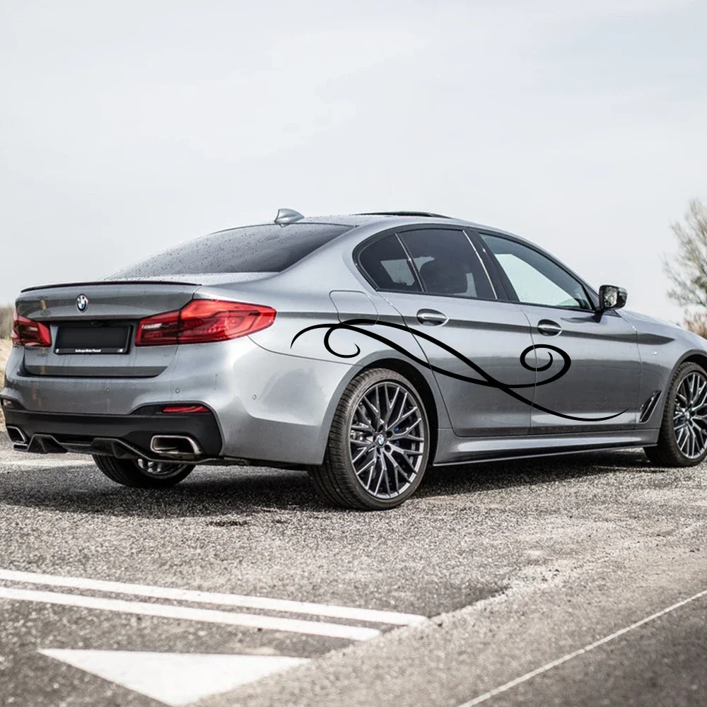 

2PCS Car Stickers Auto Vinyl Decals AutoTuning Decor Accessories For Volkswagen VW Audi BMW Ford Toyota Hyundai Tesla Peugeot