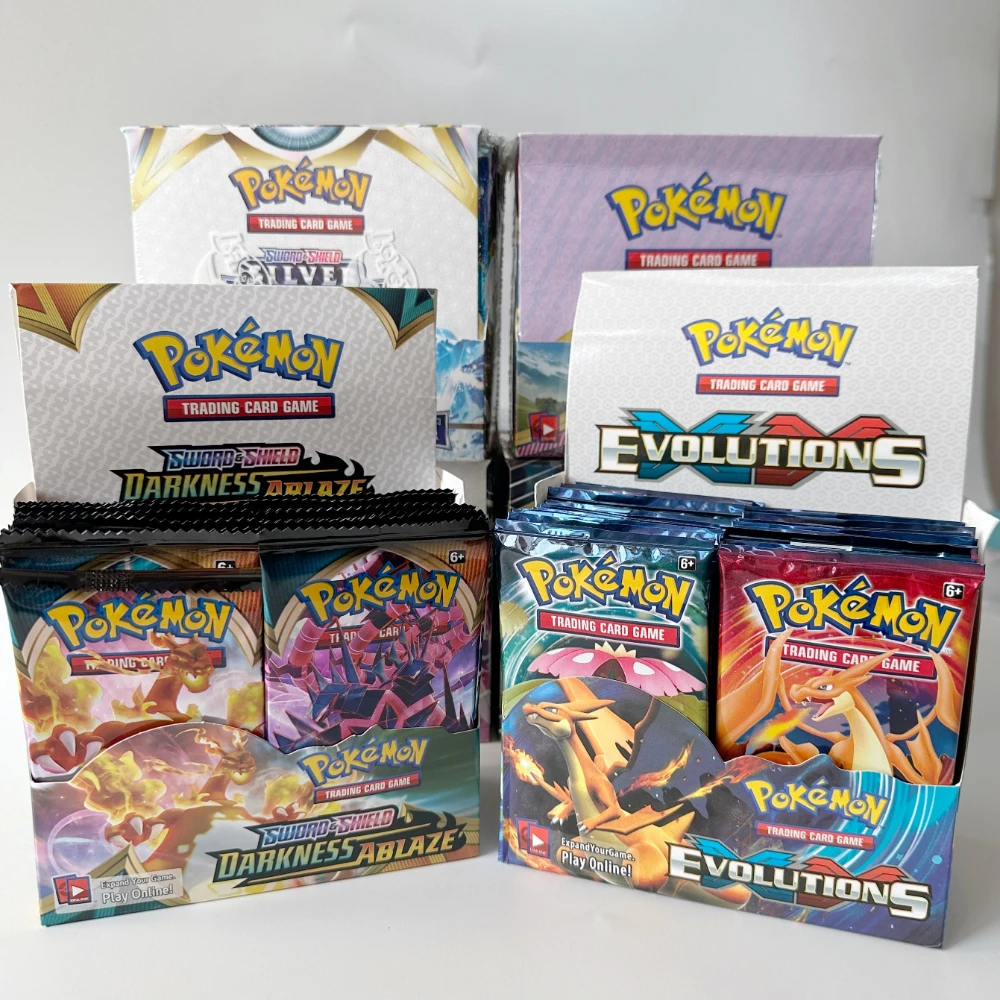 New 360Pcs Box Pokemon Card Shining Fates Style English Booster Battle Carte Trading Card Game Collection Cards Toys Kids Gifts