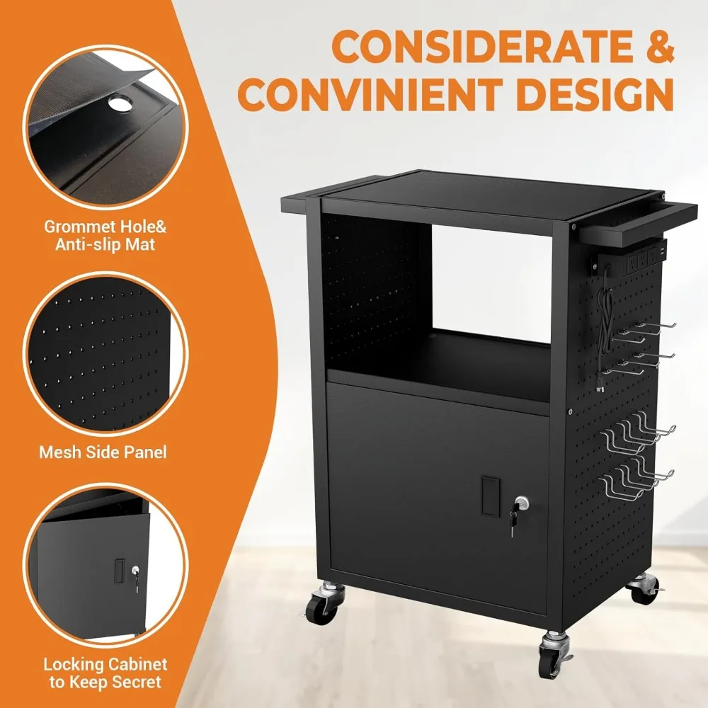 ONELUX 2319 عربة تخزين من الأكريليك الشفاف، عربة بار متنقلة #5