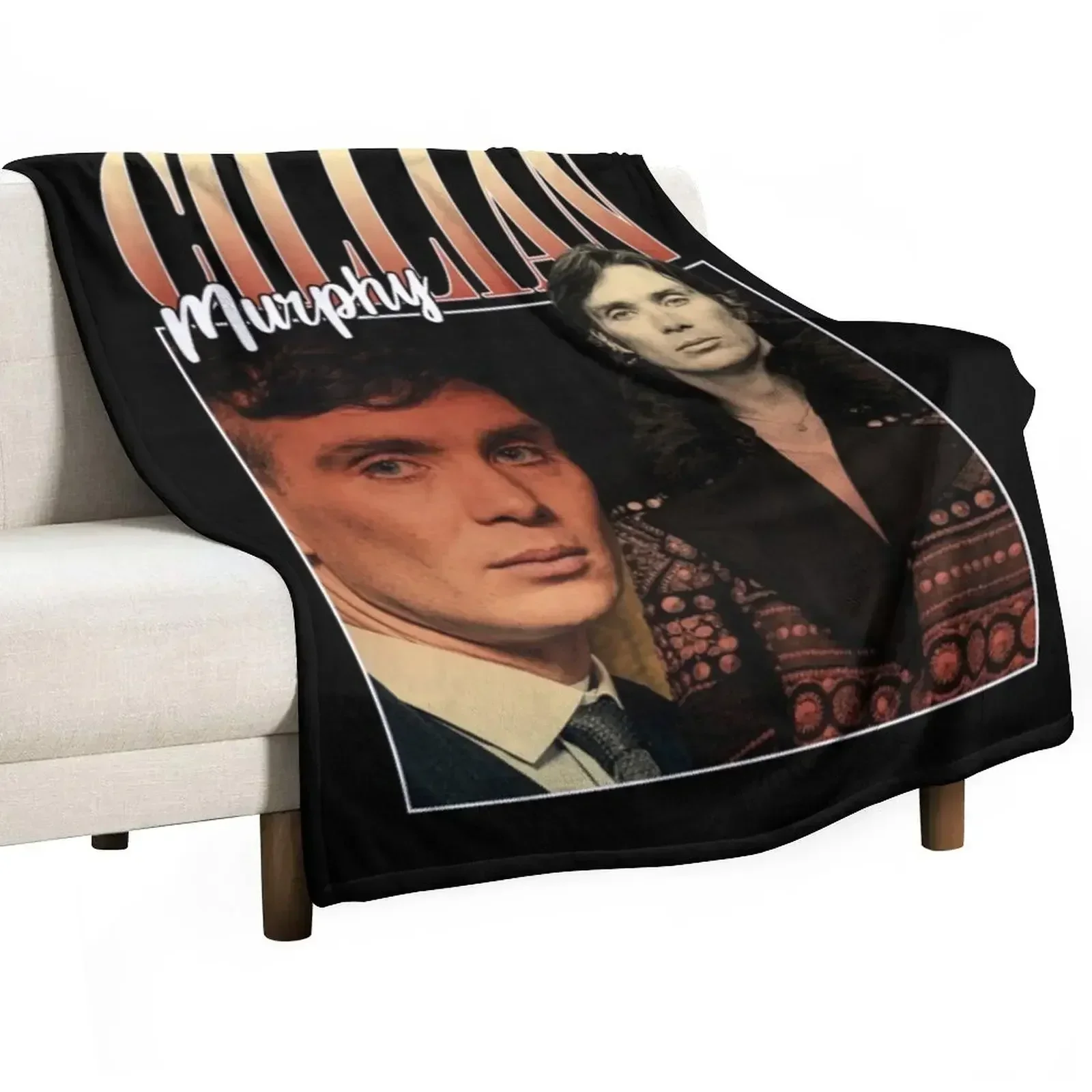 

Cillian Murphy Throw Blanket Foldable Soft Warm Blanket for Outdoor Use