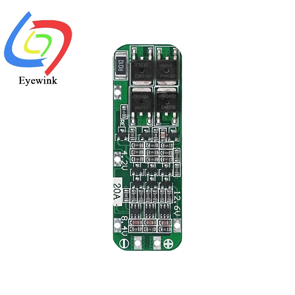 3S 20A Li-ion Lithium Battery 18650 Charger PCB BMS Protection Board For Drill Motor 12.6V