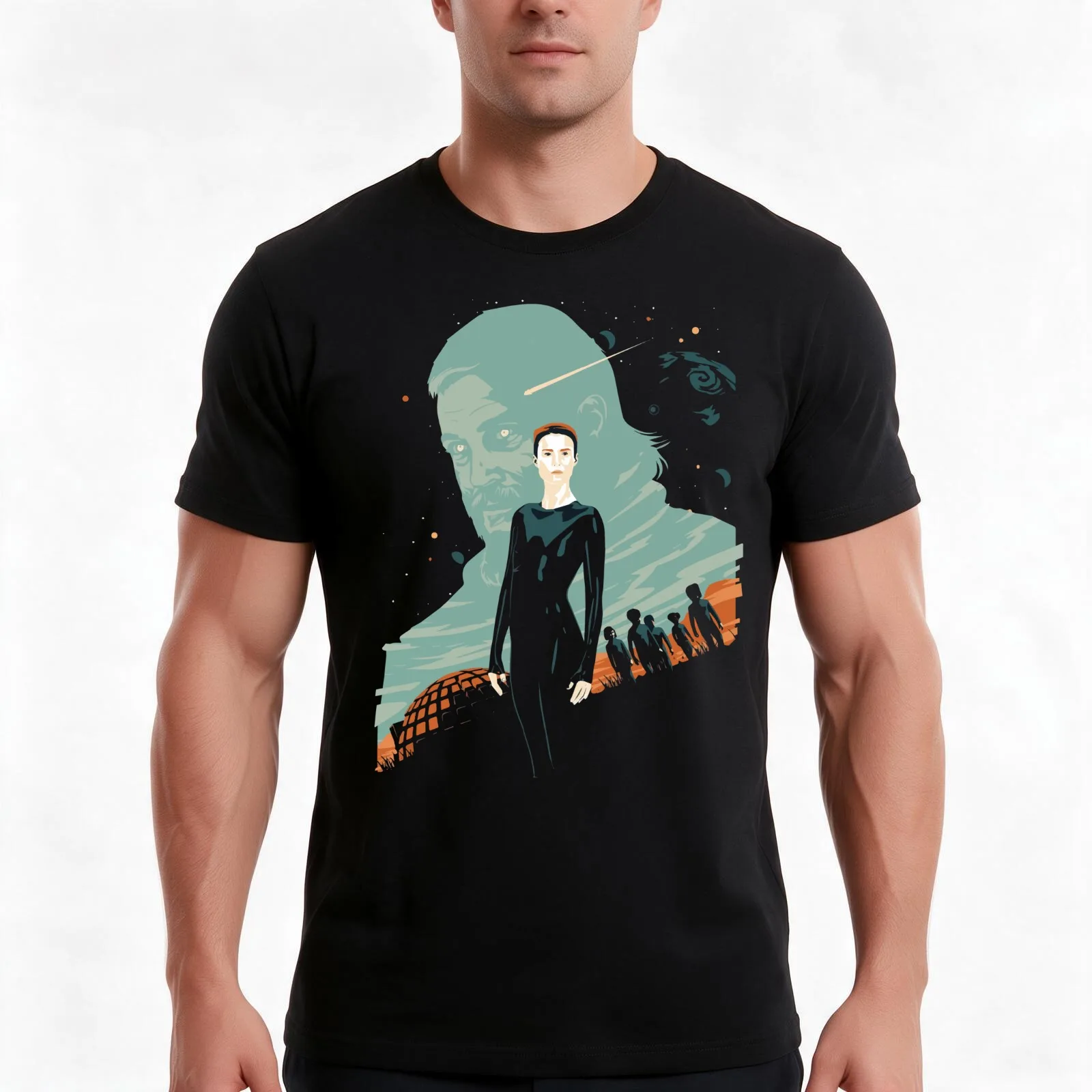 Raised by Wolves T-Shirt, Summer Casual Cotton Tee, Oversized Streetwear Tops, Vintage Graphic Print, Loose Fit Short Sleeve
