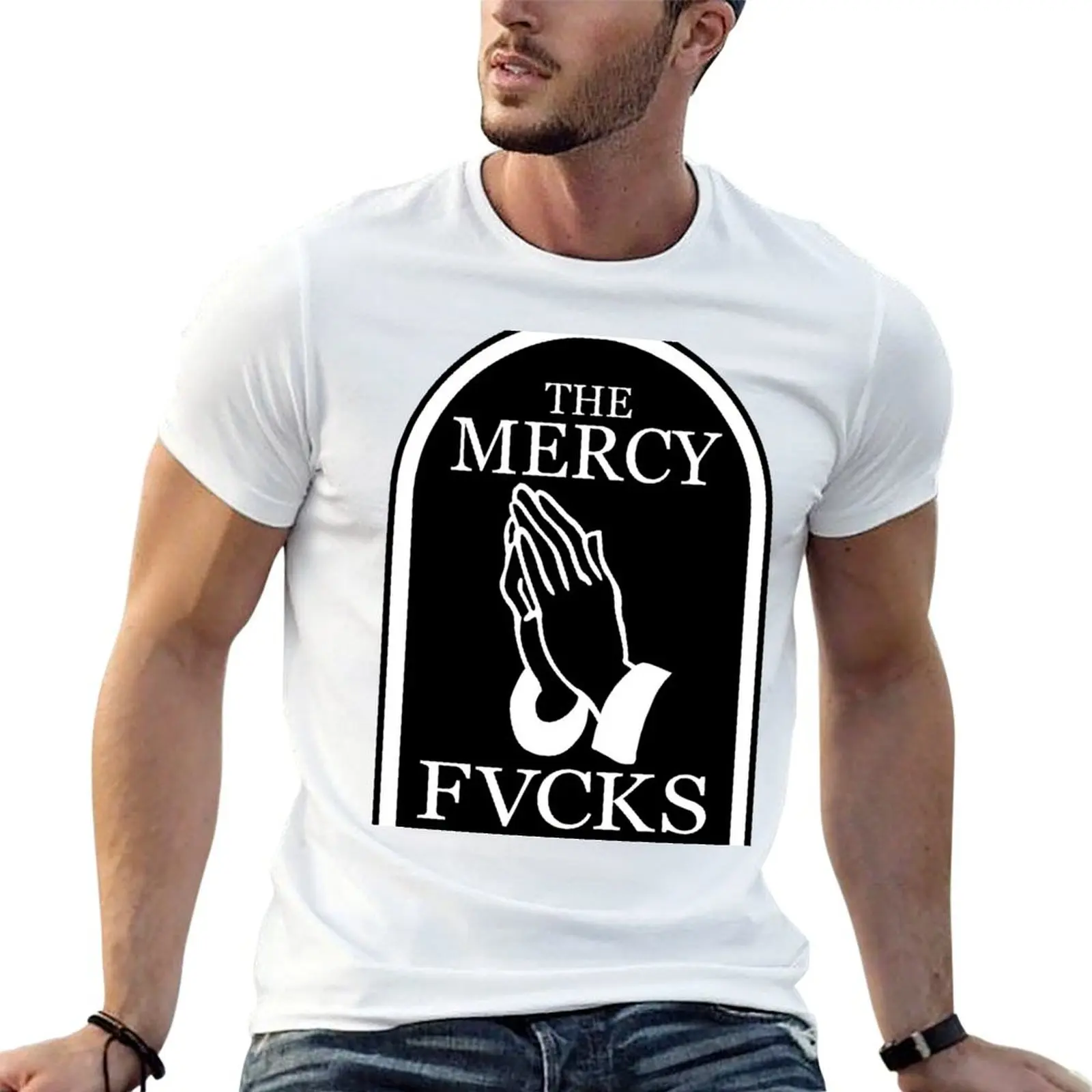 HIM. The Mercy fvcks T-Shirt Work Utility Short Sleeve Shirt
