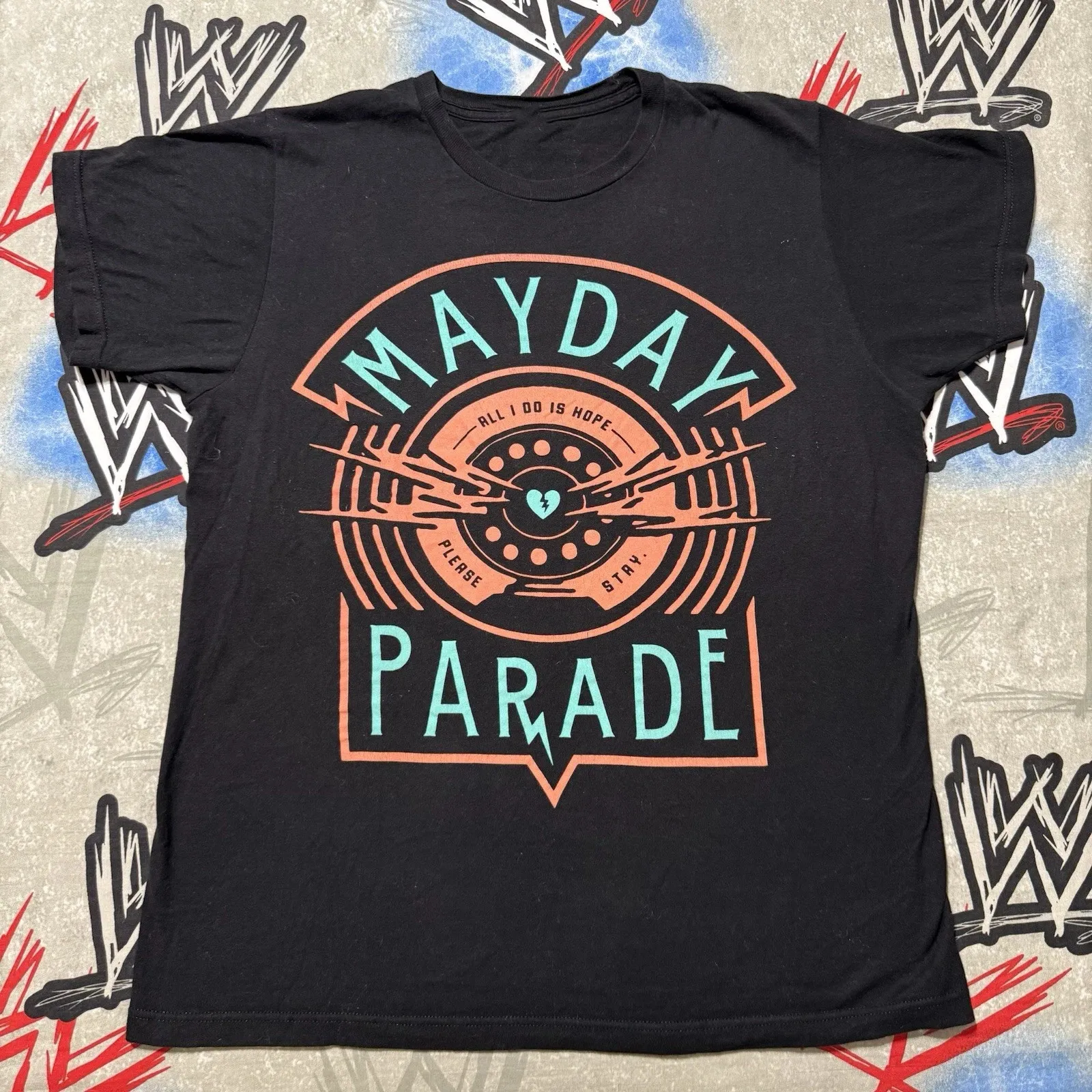 Mayday Parade All I Do is Hope Cotton Black S-5XL T Shirt EN66