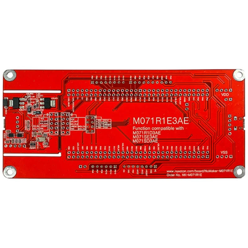 

NuMaker-M071R1E development board