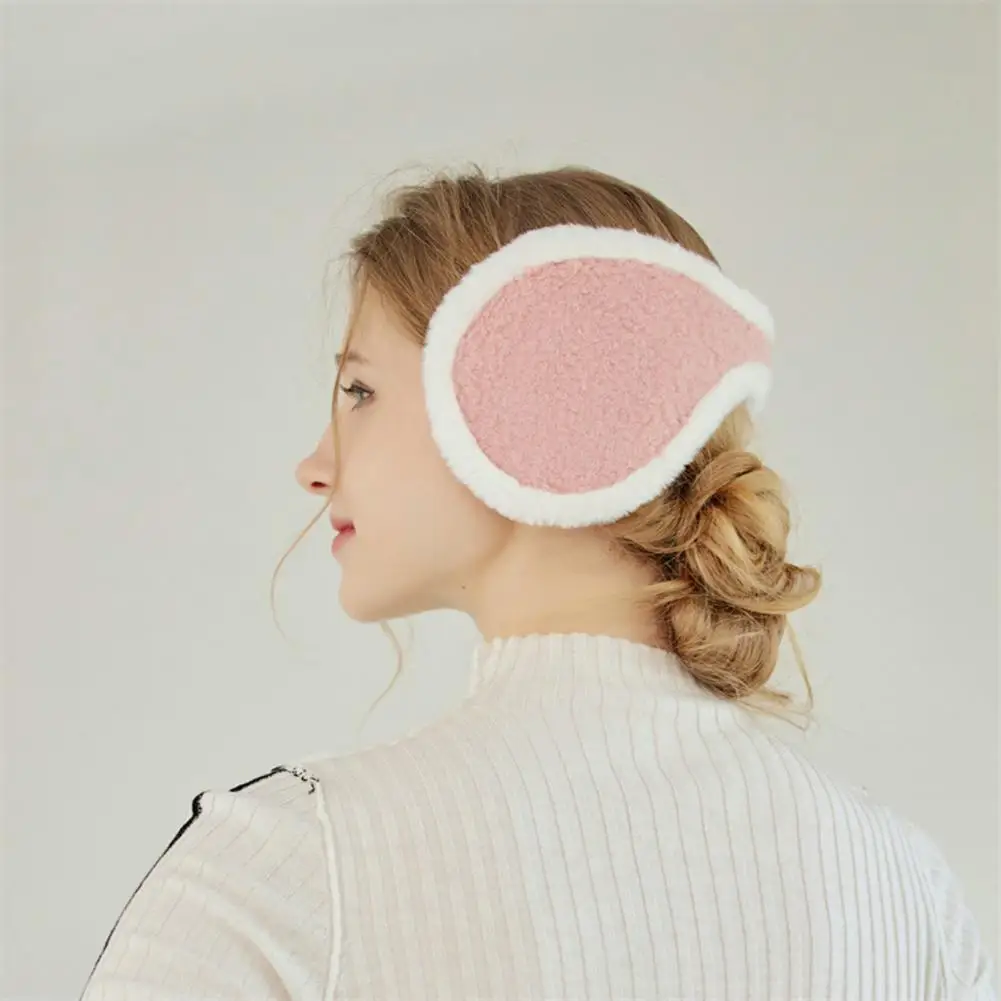 Plush Earmuffs Washable Outdoor Cold-proof Ear Bag Warm Earmuffs Decoration Windproof Ultra-Light Ear Warmer for Autumn